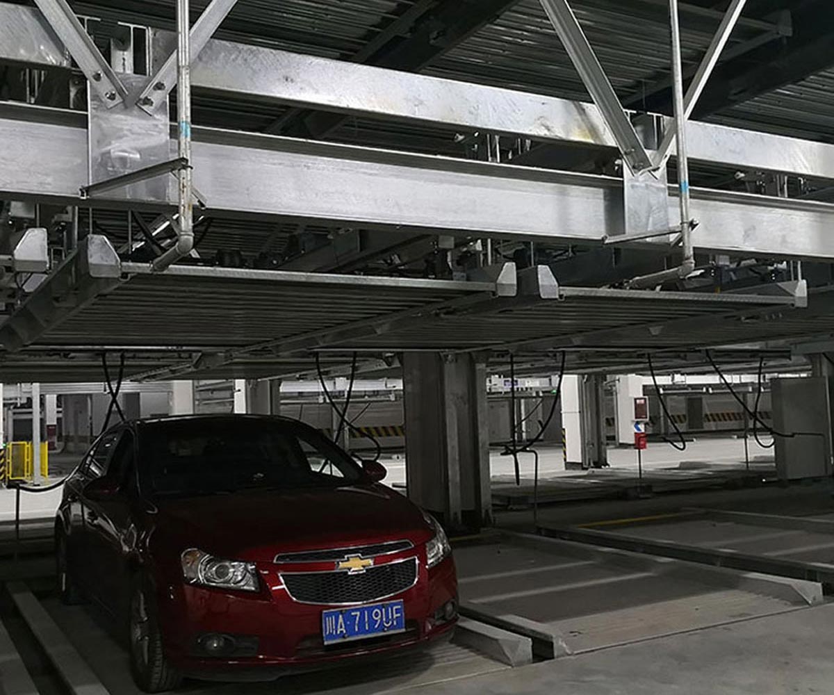 甘肅兩柱簡易式立體羞羞羞视频在线播放場拆除